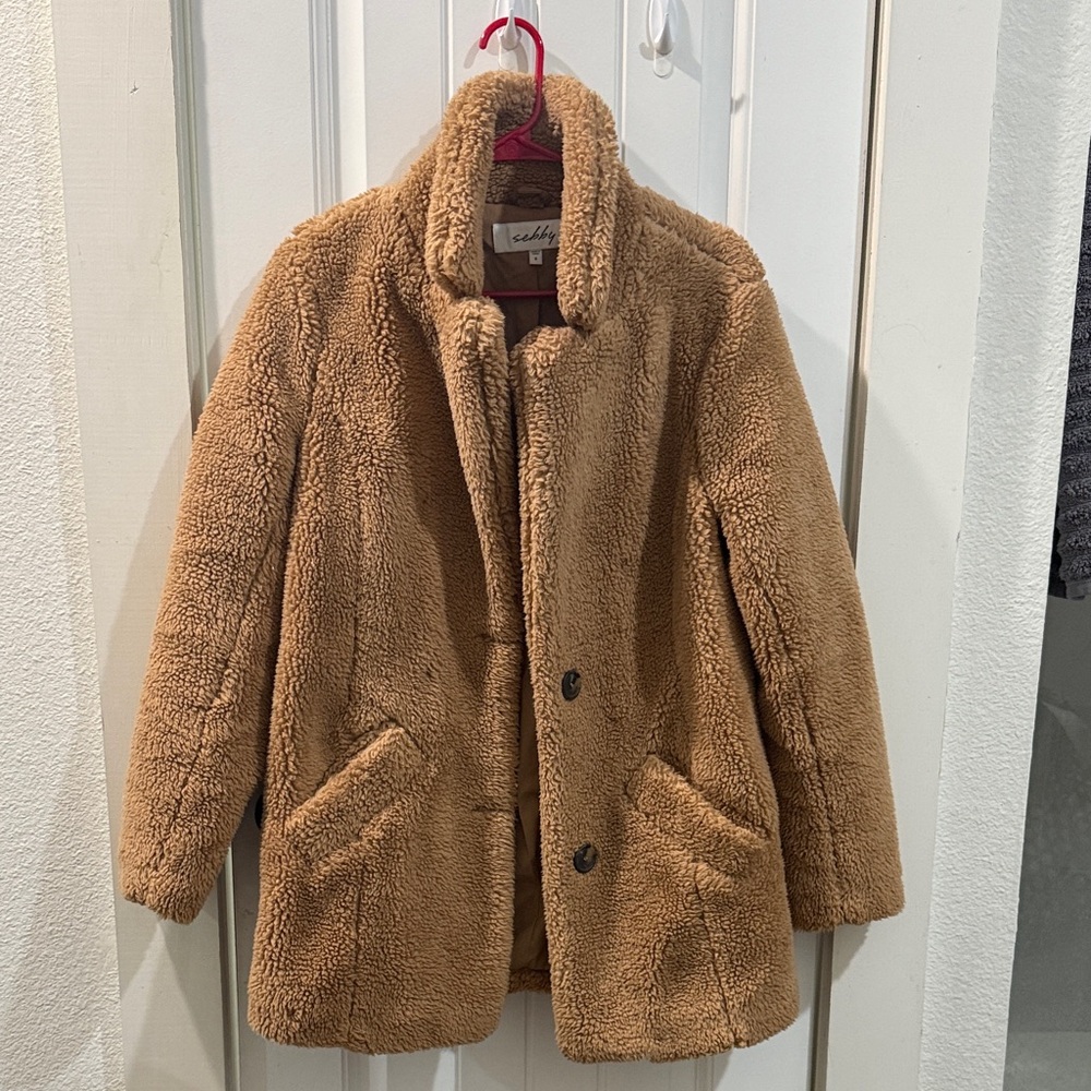 Wild Fable Tan Faux Fur Jacket